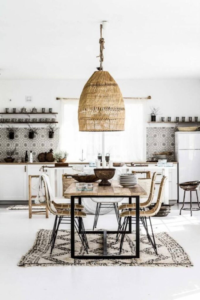 Inspiring Boho Kitchen Ideas