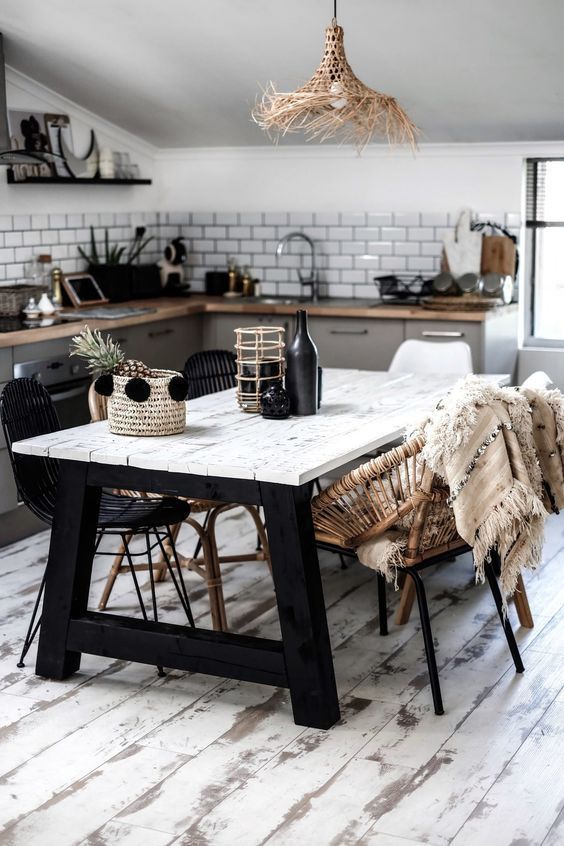 Inspiring Boho Kitchen Ideas