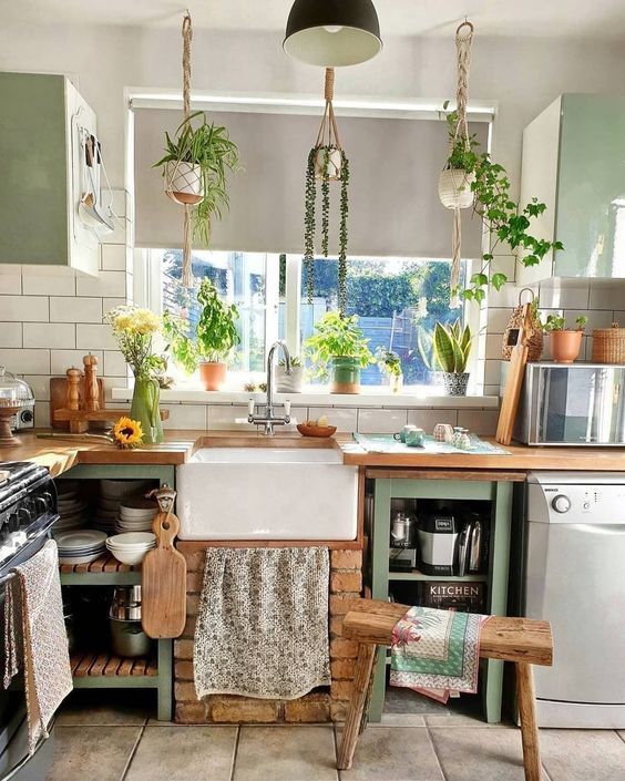 Inspiring Boho Kitchen Ideas