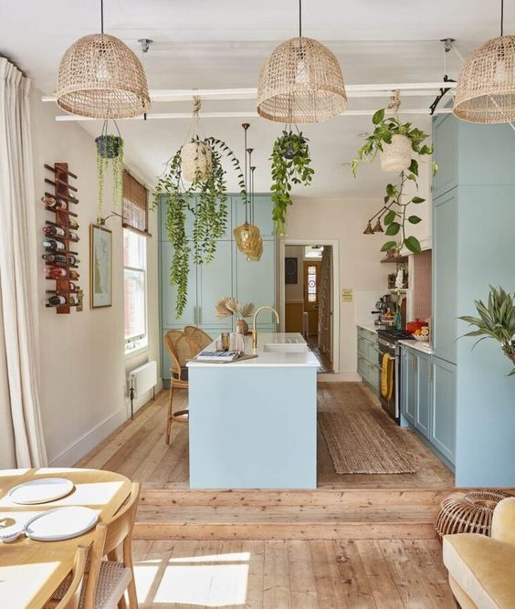 Inspiring Boho Kitchen Ideas