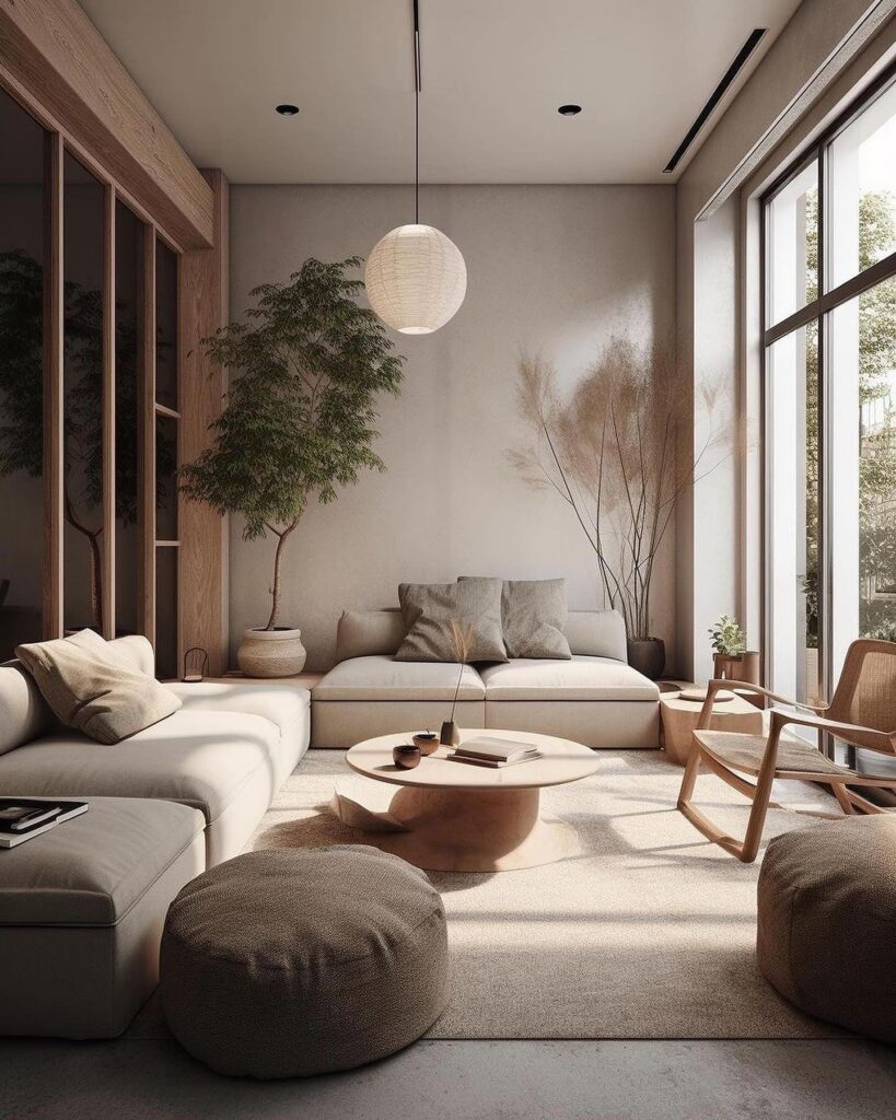 Japandi Living Room Ideas