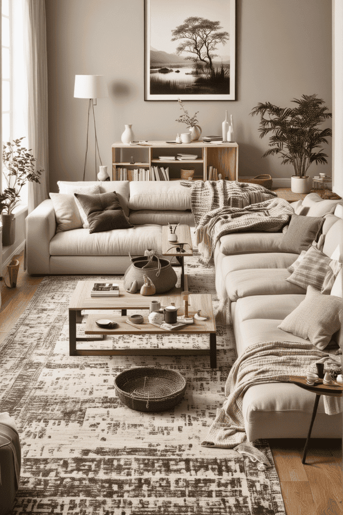 Japandi Living Room Ideas