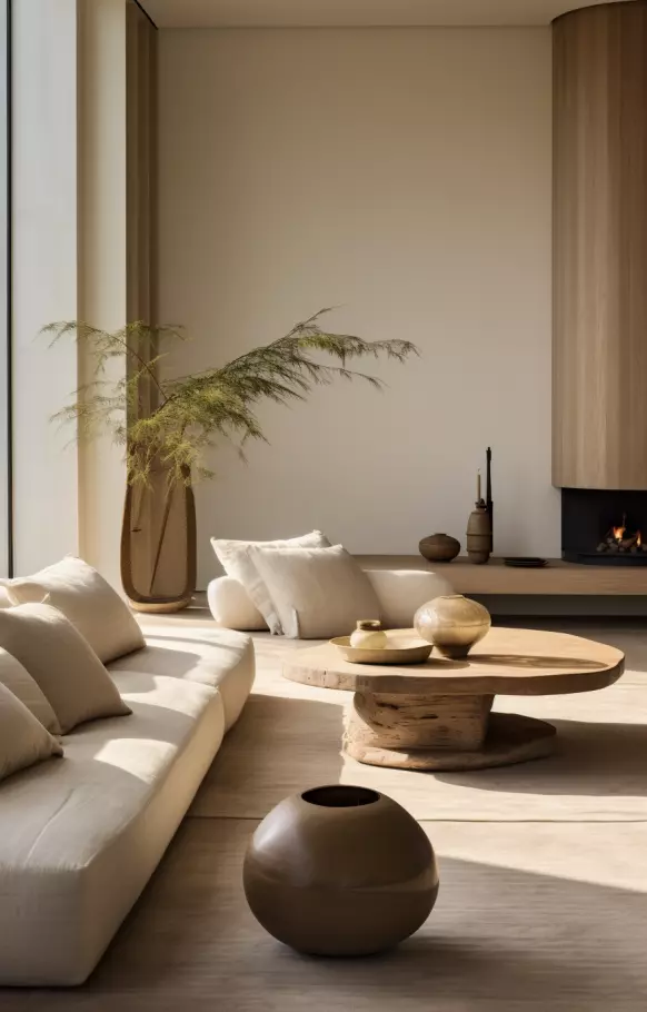 Japandi Living Room Ideas